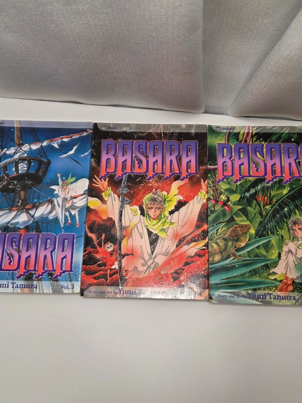 Basara Volume 3, 4, 5 Manga English Yumi Tamura VIZ Media - 3 Book Lot